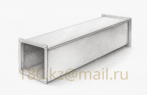 Прямоугольный / квадратный воздуховод оцинкованный