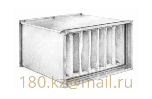 Фильтр-бокс для прямоугольных воздуховодов (карманные фильтры
