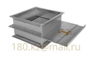 Прямоугольная шиберная заслонка