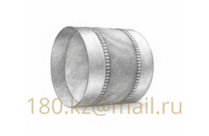 Гибкая вставка круглая оцинкованная Ø100 мм