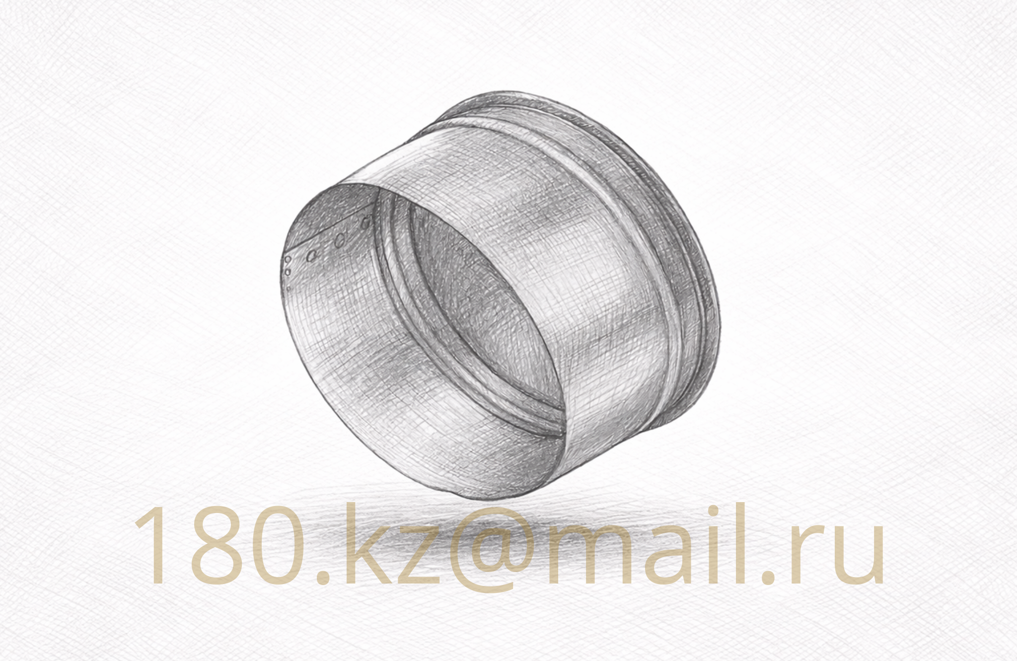 Круглая вентиляционная заглушка оцинкованная Ø100 мм — изображение 2