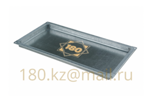 Прямоугольная / квадратная вентиляционная заглушка оцинкованная 100×100 мм