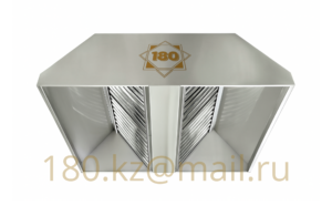 Островной вытяжной вентиляционный зонт из нержавеющей стали