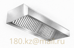 Пристенный приточно-вытяжной зонт из нержавеющей стали