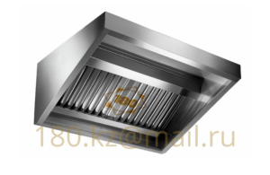 Пристенный вытяжной зонт из нержавеющей стали